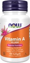 Vitamina A 10000 UI, 100 Sgels by Now Foods (Pack of 3)