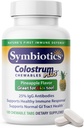 Symbiotics Colostrum 120ct Chewables Plus - Immunity Support for Adult &amp; Kids - Lactoferrin Supplement " Colostrum Protein - Supports Digestion " Gut - 25% lgG Anticuerpos, Gluten Free - Pineapple