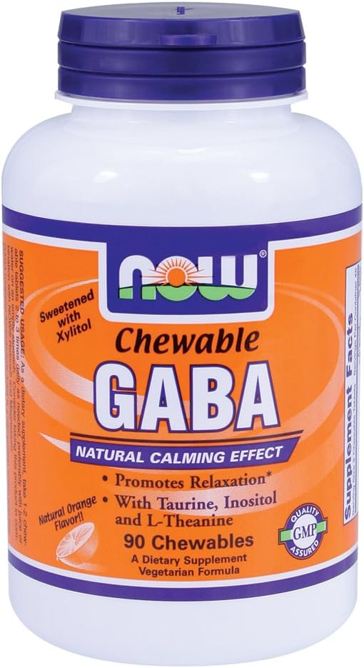 AHORA Foods GABA Orange Flavor Chewable - 90 Chewables