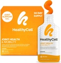 Healthycell Joint Health & Mobility Daily Liquid Supplement - Joint Support Supplement, Inflammation Response, Cartilage & Flexibility with Curcumin, Glucosamine " Chondroitin - 30 Gel Packs