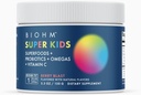 BIOHM Super Kids Superfood Powder Plus Probiotics, (5.3 Oz, 30 Servings) Delicious Berry Blast, Antioxidantes, Omega 3 &amp; Vitamina C, Non-GMO, Dairy Free, No Artificial Ingredients, Vegetarian, Edades 4+
