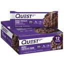Quest Nutrition Double Chocolate Chunk Protein Bars, 20g Protein Bars, 1g Sugar, 4g Net Carb, Gluten Free, Keto Friendly, 12 Count