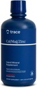 Trace Minerals ← Liquid Cal/Mag/Zinc Ø Calcium, Magnesium, Zinc, Vitamina D3 Suplemento tención Soporta Tissue Normal, Muscle y Bone Density ¦ Natural Strawberry Flavor ← 32 Servings, 32 fl oz.