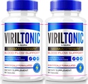 NutraRize (Pack of 2 VirilTonic Capsules for Men, Premium Formula for General Performance Support, All Natural Supplement for Health and Wellness, VirilTonic24 Reseñas (120 cápsulas)