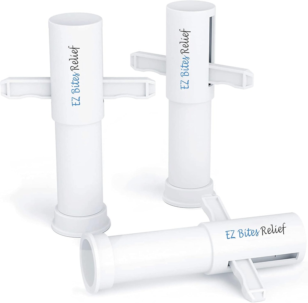 YARKOR Bug Bite Suction Tool 3 Packs, Kid Friendly Venom Extractor Itch Relief, Natural Reduce Itch & Swell, Bite & Sting First Aid for Outdoor Hiking, Backpacking and Camping