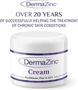 Crema de Terapia DermaZinc, Crema de zinc para la piel, Alivio de Desorden de la pielCream para la psoriasis, Dermatitis, Eczema y otros síntomas de condición de la piel