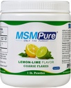 KALA HEALTH MSMPure Lime Lime Flavored Coarse MSM Powder Flakes – US-Made MSM for Joint Health, Skin Appearance, and Hair & Nail Support – 1 lb, Organic Sulfur