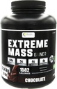 Extreme Mass Weight Gainer Muscle Builder, 10 lb (4,54 kg) con menos azúcar para entrenamiento intenso Made of high Calorie Fortified whey Protein (Chocolate)