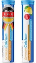 T&D German Calcium 500 mg - 40 Vegan Drink Effervescent Tablets - Lemon Lime Flavor - Made in Germany
