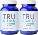 TRU NIAGEN Patented NAD Supplement for Anti Aging and Cell Regeneration, Niagen, 60 300 mg Servings ← Soportes Cellular Energy, Brain, Muscle peru Nicotinamide Riboside (NR) Take 2 Daily TEN 2 Bottles