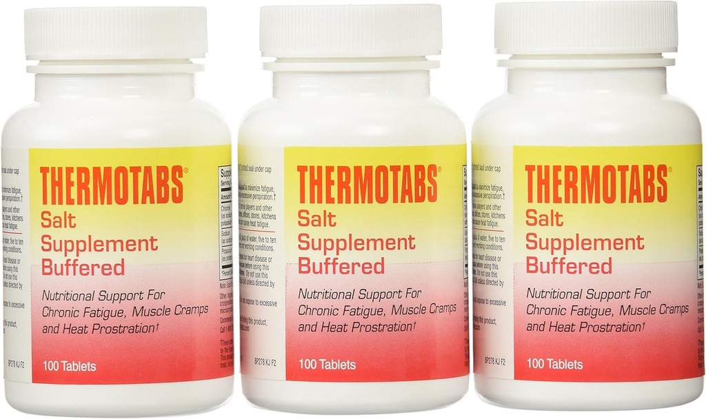 Thermotabs Cada Tab de Sal amortiguada, Pack de 3