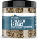 Earthborn Elements Feverfew Extract 200 Capsules, Pure & Undiluted, No Additives