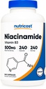 Nutricost Niacinamide (Vitamin B3) 500mg, 240 Capsules, Flush Free