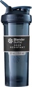 BlenderBottle Shaker Bottle Pro Series Perfecto para Protein Shakes y Pre Workout, 32-Once, Negro