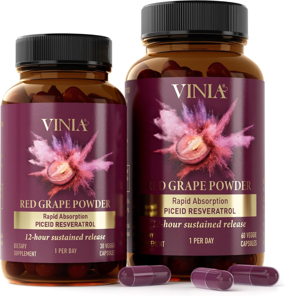 VINIA Blood Flow Suplemento Super Bundle. 90 Day Supply for Best Results as Shown on Clinical Trials.