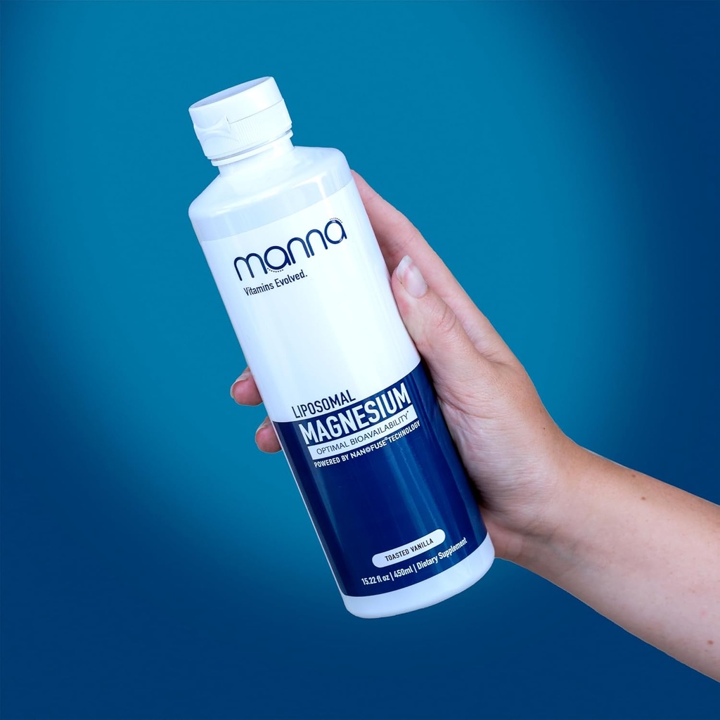 Vitaminas Manna Evolución - Magnesio Liposomal, Alta Absorción Magnesio Glycinate Líquido para Hombres Suplemento Mineral