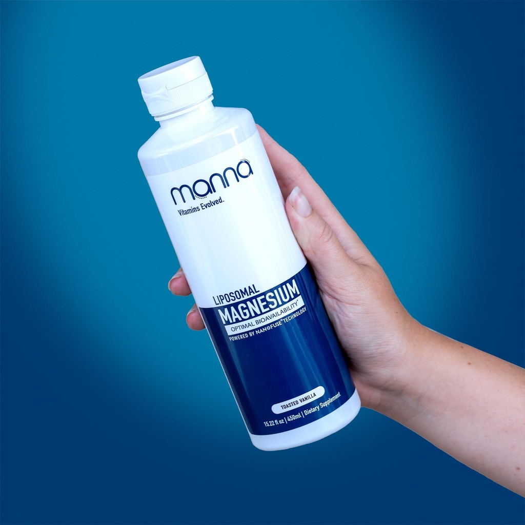Vitaminas Manna Evolución - Magnesio Liposomal, Alta Absorción Magnesio Glycinate Líquido para Hombres Suplemento Mineral
