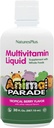 NaturesPlus Animal Parade Fuente de Vida Multivitamina Líquida para Niños - Tropical Berry Flavor - 30 fl oz - Suplemento Alimentario completo - Vegetariano, Libre de gluten - 60 Servings