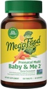 MegaFood Baby &amp; Me 2 Prenatal Vitamina y Minerales - Vitaminas para Mujeres - con Folate (formulario natural ácido alimenticio), Choline, Hierro, Iodo y Vitamina C, Vitamina D y más - 120 Tabs (60 Servings)