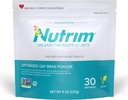 Nutrim Oat Bran Powder con 750mg Beta Glucan per Serving - Easy-Mix Soluble Fiber for Cholesterol Management &amp; Immune Support - Heart Healthy, Non-GMO & Vegan Oatón