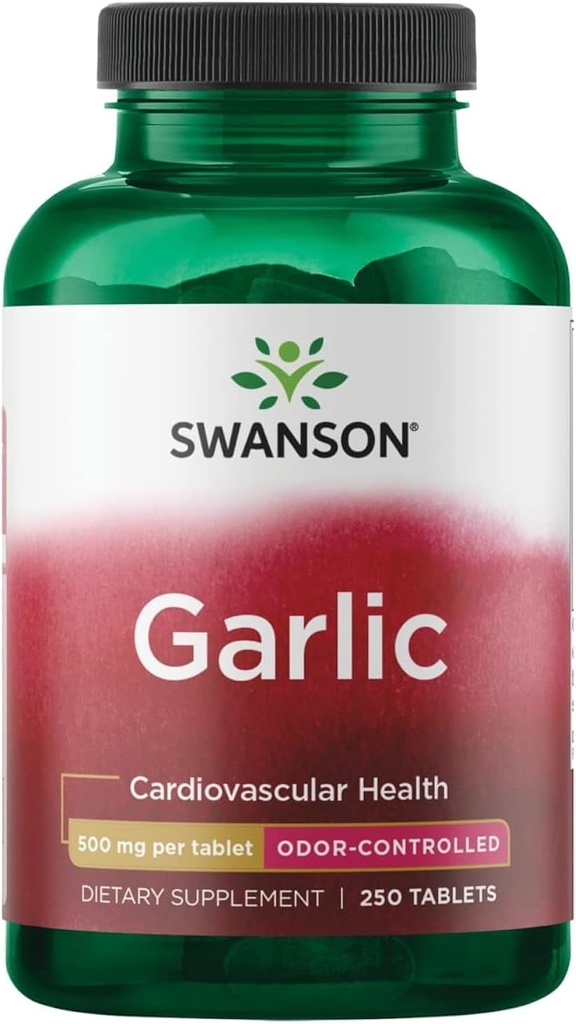 Swanson Mejor Ajo Odor-CNTRL 500MG 250 TAB