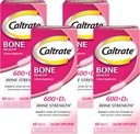 Caltrato 600 más D3 Calcio y vitamina D Suplemento Tablas, Suplementos de Salud de Hueso para Adultos - 60 Cuenta (Pack of 4)