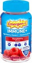 Emergen-C Immune+ Triple Action Immune Support Gummies, BetaVia (R), 1000mg Vitamina C, B Vitaminas, Vitamina D y Antioxidantes, Raspberry, Volver a Esenciales Escolares – 45 Cuenta
