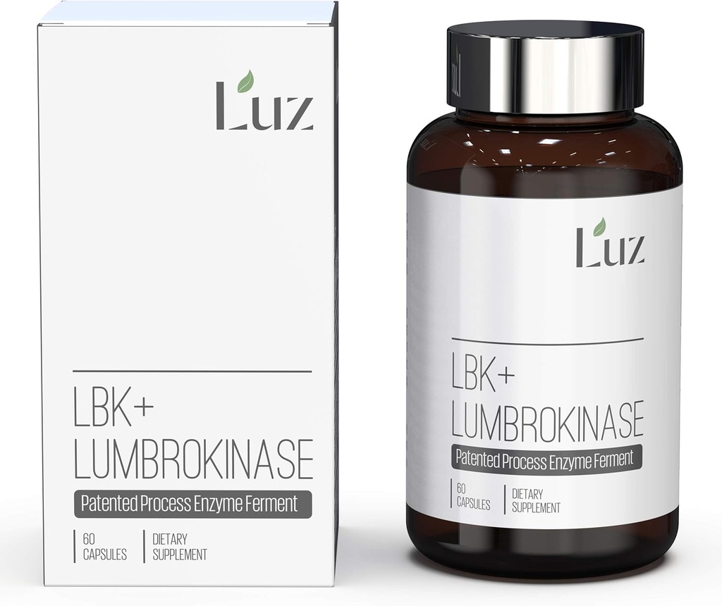 Luz LBK+ Lumbrokinase - Proceso patentado - 60 cápsulas