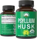 USDA Organic Psyllium Husk Vegan Capsules Made with Organic Psyllium Husk Seed. Suplemento de fibra para Gut. Prebióticos Digestivos. Pills for Digestion, Roughage Without Bloating. Cuadros
