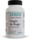 Sangre de Drago 60 cápsulas vegetarianas 200 mg - 100% Puro peruano ecológicamente salvaje Croton Lechleri Dragon’s Blood for Digestive and Skin Health