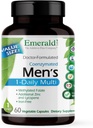 EMERALD LABS Men's 1 Daily Multi - Additive-Free Men's Multivitamin - Includes Lycopene, Zinc, Vitamin D3, & More - Supports Bones, Prostate & Vision* - 60 Vegetable Capsules