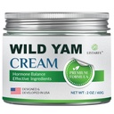 Crema de Yam Salvaje para Equilibrio de Hormonas, Crema de Yam Silvestre Orgánica para Mujeres para Flashes Calientes y Sudaderas Nocturnas, 2 oz