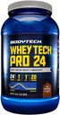 BODYTECH Whey Tech Pro24 Powder Rich Chocolate (2 libras/ 28 Serviciones)