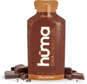 Huma Chia Energy Gel, Chocolate, 12 Gels, 25mg Caffeine - Premier Sports Nutrition for Endurance Exercise
