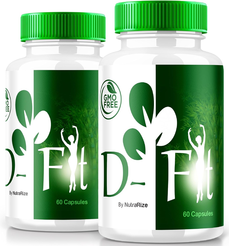 (2 Pack) D-Fit Capsules, All Natural D Fit Formula for Health and Fitness, Premium Keto Support to Achieve Body and Fitness Goals, Keto Weight Loss Supplement, DFit Detox Pills Reviews (120 cápsulas)
