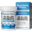 CHOICE 100 billón de doctorado Probiótico Avanzado - 16 Strains + Prebióticos Orgánicos - Salud Digestiva " Gut - Apoya el estreñimiento ocasional, diarrea, gas " .