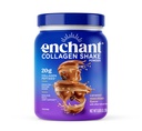 Enchant Collagen Protein en polvo, Caramel Macchiato sabor – 20g Grass Colagen Peptides, Avocado Oil Creamer, fuente de Omega 9 + fibra, para juntas, músculo, piel, soporte para el cabello, 0,80 lb