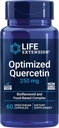 Extensión de la vida Optimizada Quercetina 250 mg Asistencias Salud inmune, Salud cardíaca, No GMO, Gluten Free - 60 cápsulas vegetarianas