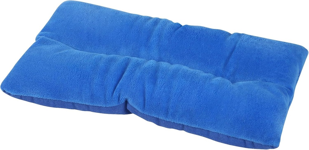 Atsuwell Microondas Calefacción Pad, Rice Microwavable Moist Heat Pack for Cramps, Neck and Shoulders, Knee, Wrist, Joints, Bean Bag Calefacción Pad for Warm Compress, Relax, Azul