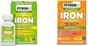 Vitron-C suplemento de hierro de alta potencia con vitamina C, 60 cuenta, paquete de 2