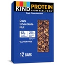 KIND Protein Snack Bar, Dark Chocolate Nut, Snacks saludables, Gluten Free, 12g Plant Protein, 12 Conde