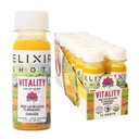 Zapatos Elixir, Vitality Immunity Wellness Shot with 100% Organic Ingredients, Cold-Presed Red Hawaiian Turmeric, Peru Ginger, Pineapple and Black Pepper, No Sugar or Artificial Additives, 12 Pack