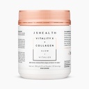 JSHealth Vitamins Vitality X + Collagen - Beauty Powder Supplement with Aloe Vera Silica and Vitamins C &amp; E to Nourish Hair Skin and Nails (180g)