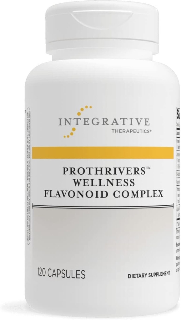 Terapéutica Integrativa ProThrivers Wellness Complejo Flavonoide - Asistencia Sendas Antioxidantes saludables* - Con CoQ10, Extracto de Curcumin, Extracto de Té Verde y L-Glutathione - Dairy Free - 120 cápsulas