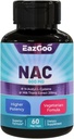 NAC Suplemento N-Acetyl Cysteine 800mg, con Milk Thistle 200mg, Non-GMO, Gluten Free - 60 cápsulas