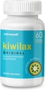 NANOWELL Kiwilax Original 60 cápsulas - Apoyos Movimientos de Tazón Saludable, Salud Digestiva y Eliminación Natural - Gentil y Seguro con Magnesio &amp; Kiwi Proprietary Blend, 60 Day Supply