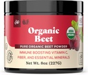 Pure Organic Beet Root Powder Suplemento - 8oz 60 Serving Pure Organic Beetroot Juice Powder &amp; Bulk Raw Concentrate