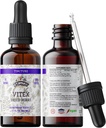Vitex Tincture, Extracto de Vitex Ecológico (Chaste Tree, Vitex Agnus-Castus) Suplemento dietético para apoyar la salud reproductiva femenina, 2 oz, 680 mg
