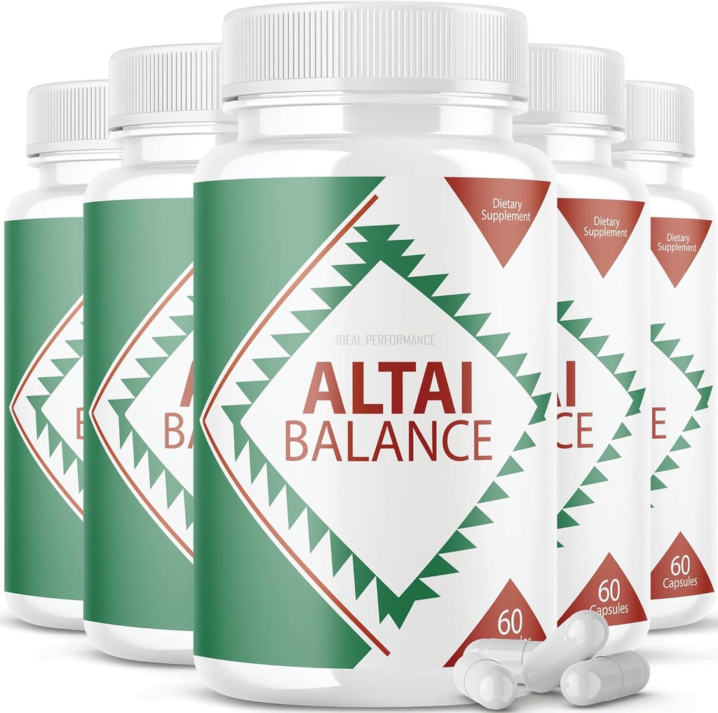 IDEAL PERFORMANCE (Oficial) Altai Balance Support Formula Pills Suplemento (5 Pack)
