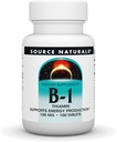 Vitamina B-1 100mg Fuente Naturals, Inc. 100 Tabs